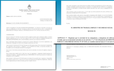 Declaran como trabajadores esenciales a los encargados de edificios