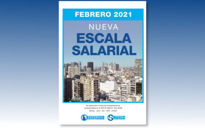 Nueva escala salarial FEBRERO 2021